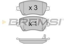 BREMS BP3248 - PASTIGLIE FRENO - BRAKE PADS