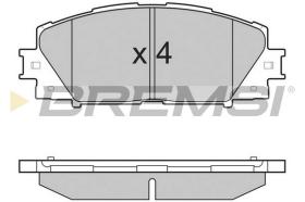 BREMS BP3249 - PASTIGLIE FRENO - BRAKE PADS