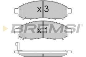 BREMS BP3256 - PASTIGLIE FRENO - BRAKE PADS