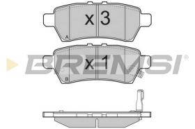 BREMS BP3257 - PASTIGLIE FRENO - BRAKE PADS