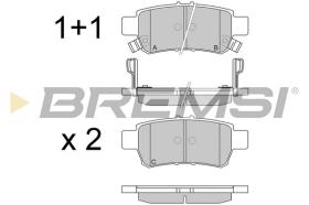 BREMS BP3259 - PASTIGLIE FRENO - BRAKE PADS