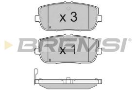 BREMS BP3261 - PASTIGLIE FRENO - BRAKE PADS