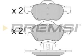 BREMS BP3264 - PASTIGLIE FRENO - BRAKE PADS