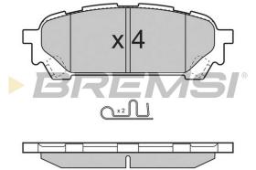 BREMS BP3270 - PASTIGLIE FRENO - BRAKE PADS