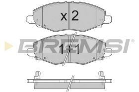 BREMS BP3272 - PASTIGLIE FRENO - BRAKE PADS