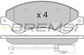 BREMS BP3273 - PASTIGLIE FRENO - BRAKE PADS