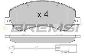 BREMS BP3274 - PASTIGLIE FRENO - BRAKE PADS