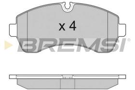 BREMS BP3290 - PASTIGLIE FRENO - BRAKE PADS