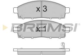 BREMS BP3296 - PASTIGLIE FRENO - BRAKE PADS