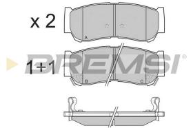 BREMS BP3314 - PASTIGLIE FRENO - BRAKE PADS