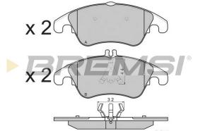 BREMS BP3317 - PASTIGLIE FRENO - BRAKE PADS