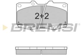 BREMS BP3319 - PASTIGLIE FRENO - BRAKE PADS