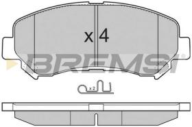 BREMS BP3321 - PASTIGLIE FRENO - BRAKE PADS