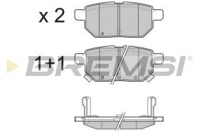 BREMS BP3322 - PASTIGLIE FRENO - BRAKE PADS