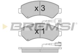 BREMS BP3323 - PASTIGLIE FRENO - BRAKE PADS