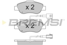 BREMS BP3325 - PASTIGLIE FRENO - BRAKE PADS