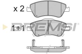 BREMS BP3339 - PASTIGLIE FRENO - BRAKE PADS