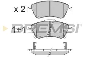 BREMS BP3340 - PASTIGLIE FRENO - BRAKE PADS