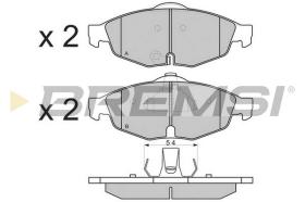 BREMS BP3346 - PASTIGLIE FRENO - BRAKE PADS