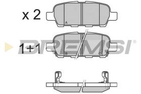 BREMS BP3351 - PASTIGLIE FRENO - BRAKE PADS