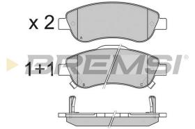 BREMS BP3352 - PASTIGLIE FRENO - BRAKE PADS