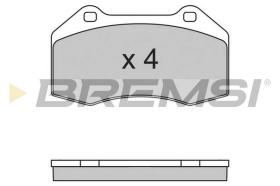 BREMS BP3355 - PASTIGLIE FRENO - BRAKE PADS