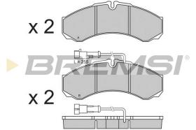 BREMS BP3361 - PASTIGLIE FRENO - BRAKE PADS