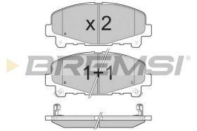 BREMS BP3373 - PASTIGLIE FRENO - BRAKE PADS