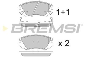 BREMS BP3376 - PASTIGLIE FRENO - BRAKE PADS