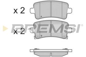 BREMS BP3379 - PASTIGLIE FRENO - BRAKE PADS