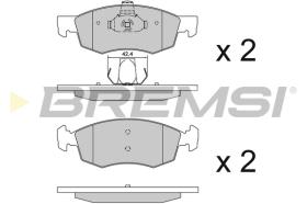 BREMS BP3391 - PASTIGLIE FRENO - BRAKE PADS