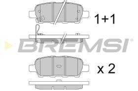 BREMS BP3395 - PASTIGLIE FRENO - BRAKE PADS