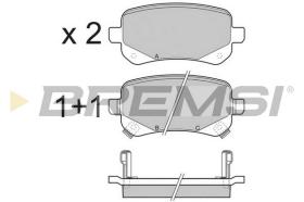 BREMS BP3397 - PASTIGLIE FRENO - BRAKE PADS