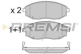 BREMS BP3399 - PASTIGLIE FRENO - BRAKE PADS