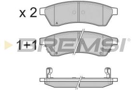 BREMS BP3400 - PASTIGLIE FRENO - BRAKE PADS