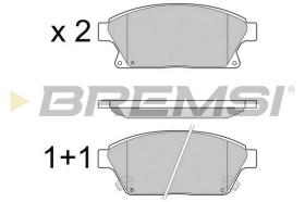 BREMS BP3405 - PASTIGLIE FRENO - BRAKE PADS