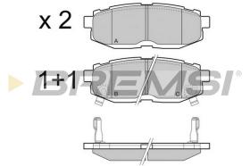 BREMS BP3408 - PASTIGLIE FRENO - BRAKE PADS