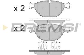 BREMS BP3409 - PASTIGLIE FRENO - BRAKE PADS