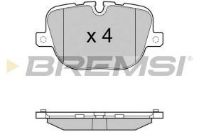 BREMS BP3416 - PASTIGLIE FRENO - BRAKE PADS