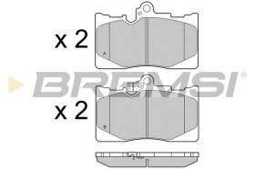 BREMS BP3418 - PASTIGLIE FRENO - BRAKE PADS