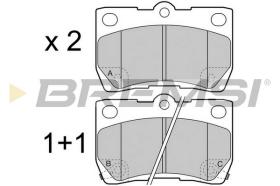 BREMS BP3420 - PASTIGLIE FRENO - BRAKE PADS