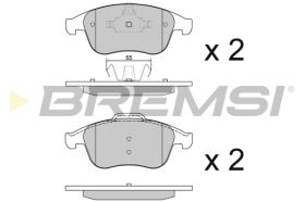 BREMS BP3430 - PASTIGLIE FRENO - BRAKE PADS