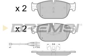 BREMS BP3432 - PASTIGLIE FRENO - BRAKE PADS