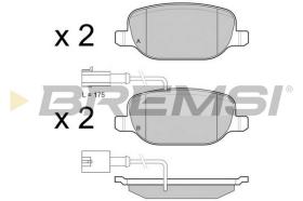 BREMS BP3437 - PASTIGLIE FRENO - BRAKE PADS