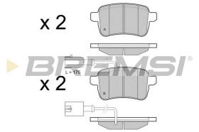 BREMS BP3438 - PASTIGLIE FRENO - BRAKE PADS