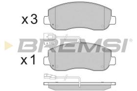 BREMS BP3439 - PASTIGLIE FRENO - BRAKE PADS