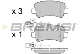 BREMS BP3441 - PASTIGLIE FRENO - BRAKE PADS