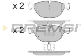 BREMS BP3451 - PASTIGLIE FRENO - BRAKE PADS