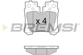 BREMS BP3463 - PASTIGLIE FRENO - BRAKE PADS