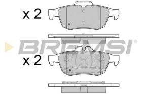 BREMS BP3468 - PASTIGLIE FRENO - BRAKE PADS